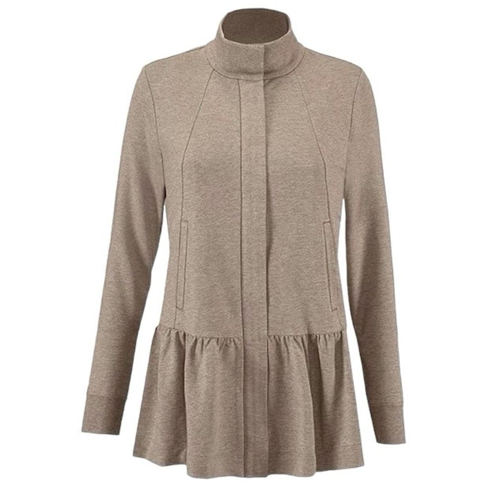 CAbi Weekend Topper Jacket Taupe Sz M